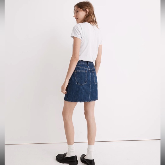 🎉HPx2🎉 Madewell Denim High-Waist Straight Mini Skirt. - Picture 3 of 6
